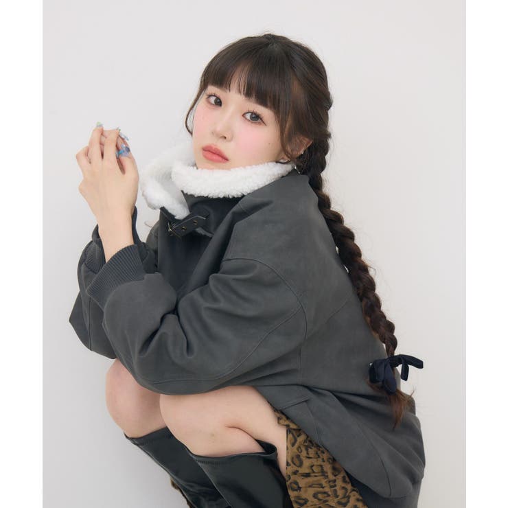 ボア襟FレザーBZ | RETRO GIRL | 詳細画像13 