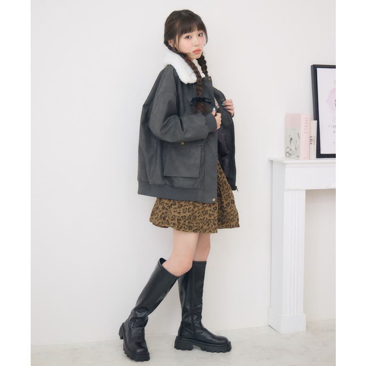 ボア襟FレザーBZ | RETRO GIRL | 詳細画像15 