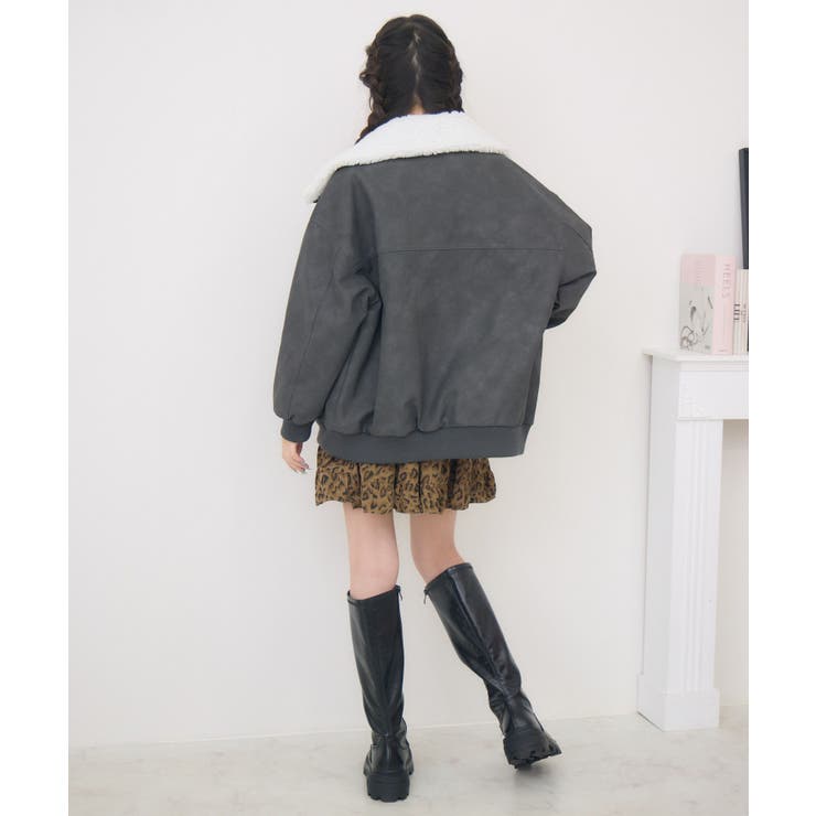 ボア襟FレザーBZ | RETRO GIRL | 詳細画像16 