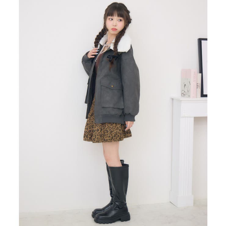 ボア襟FレザーBZ | RETRO GIRL | 詳細画像17 