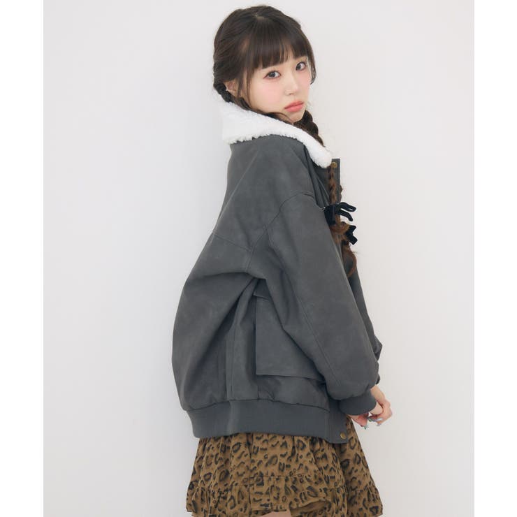 ボア襟FレザーBZ | RETRO GIRL | 詳細画像19 