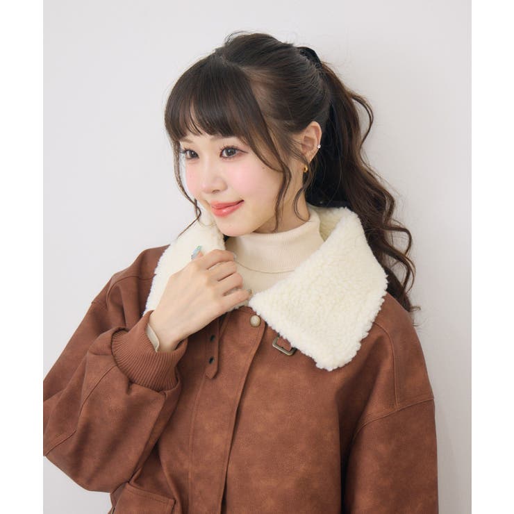 ボア襟FレザーBZ | RETRO GIRL | 詳細画像22 