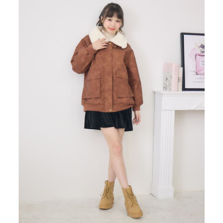 ボア襟FレザーBZ | RETRO GIRL | 詳細画像23 