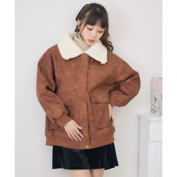 ボア襟FレザーBZ | RETRO GIRL | 詳細画像27 