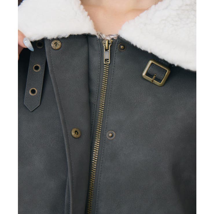 ボア襟FレザーBZ | RETRO GIRL | 詳細画像31 