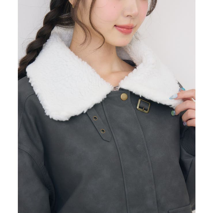 ボア襟FレザーBZ | RETRO GIRL | 詳細画像32 