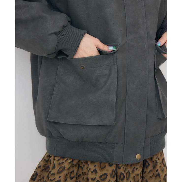 ボア襟FレザーBZ | RETRO GIRL | 詳細画像37 