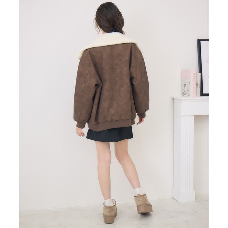 ボア襟FレザーBZ | RETRO GIRL | 詳細画像6 