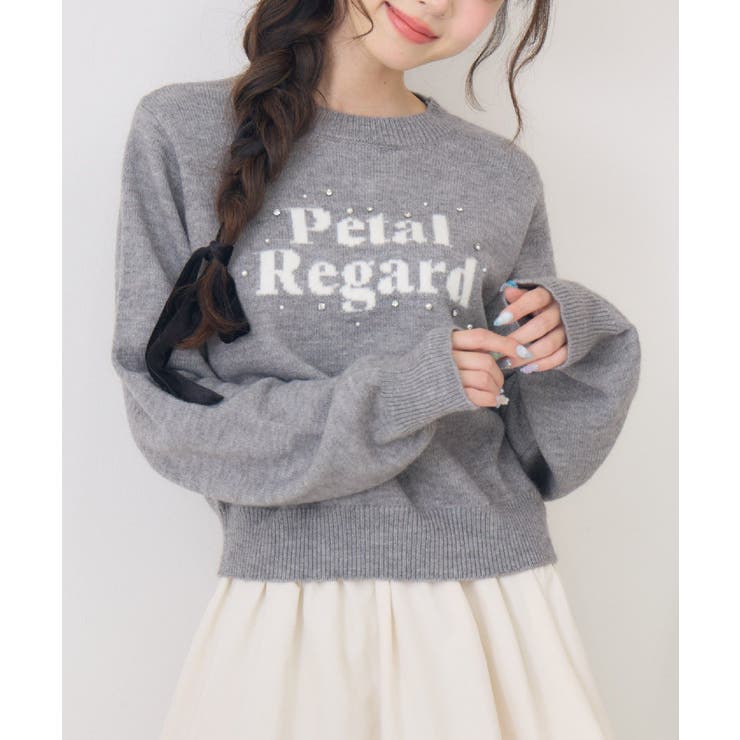 GRY1 | ビジュー付きロゴNTPO | RETRO GIRL