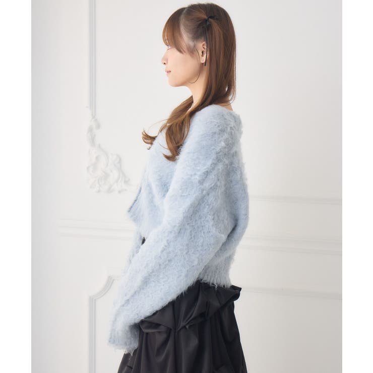 モケモケ起毛カーデ | RETRO GIRL | 詳細画像10 