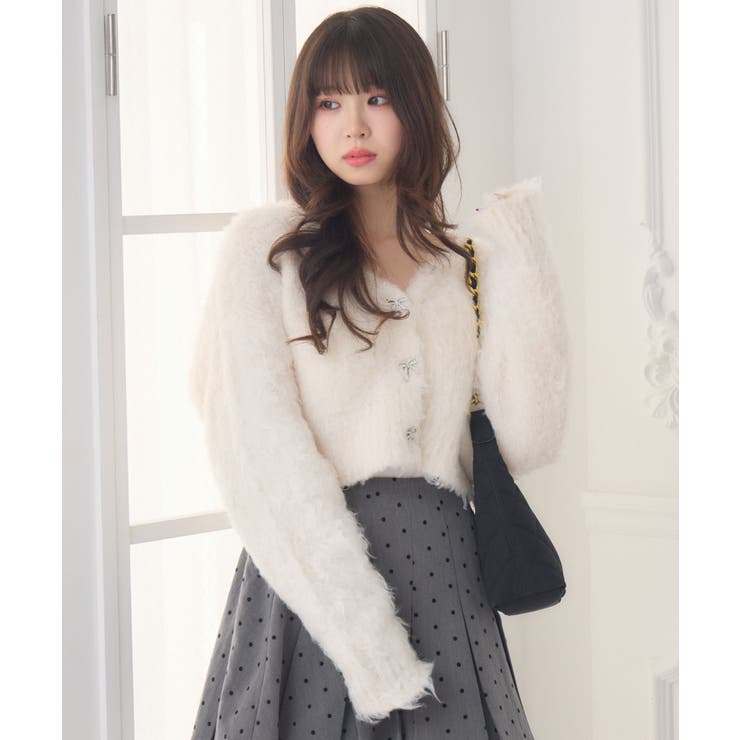 モケモケ起毛カーデ | RETRO GIRL | 詳細画像15 