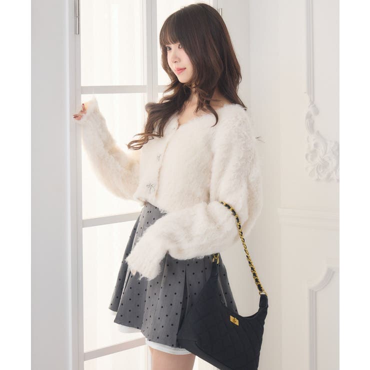 モケモケ起毛カーデ | RETRO GIRL | 詳細画像18 