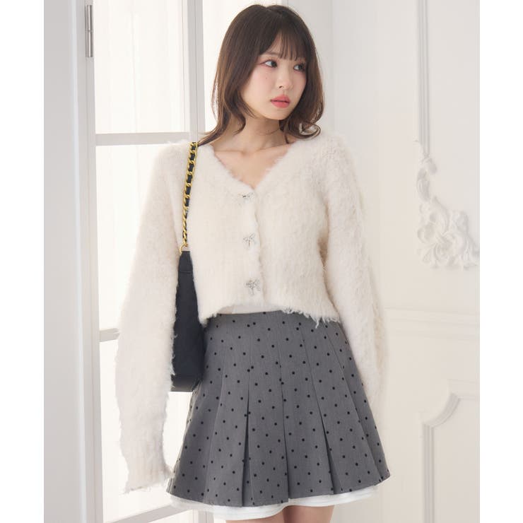 モケモケ起毛カーデ | RETRO GIRL | 詳細画像19 