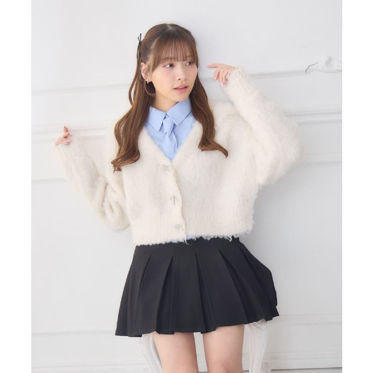 モケモケ起毛カーデ | RETRO GIRL | 詳細画像21 