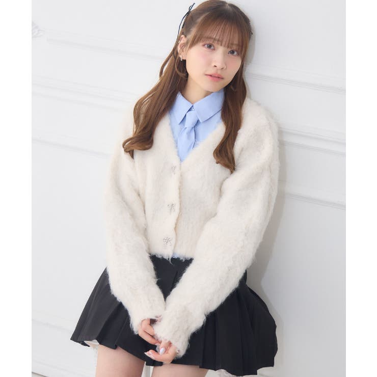 モケモケ起毛カーデ | RETRO GIRL | 詳細画像22 