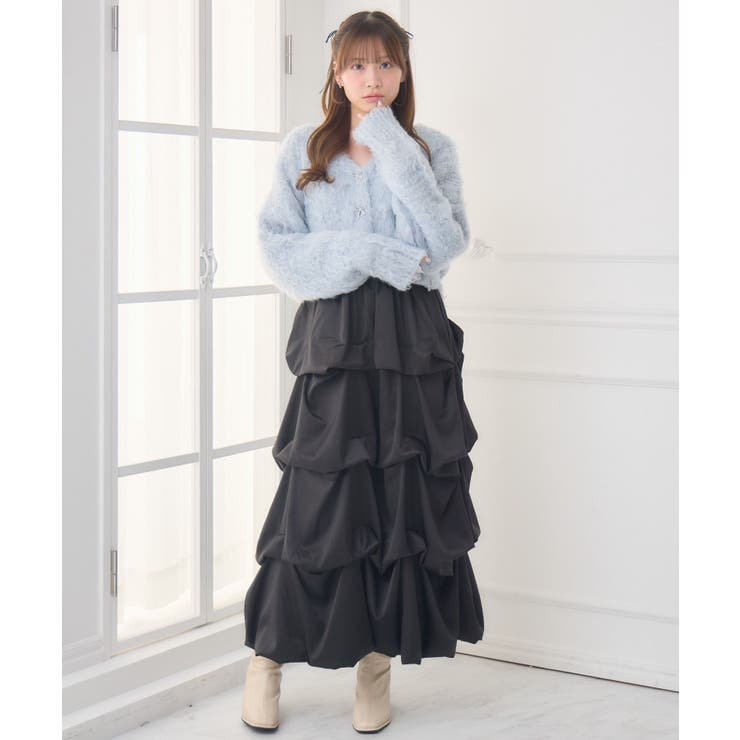 モケモケ起毛カーデ | RETRO GIRL | 詳細画像3 