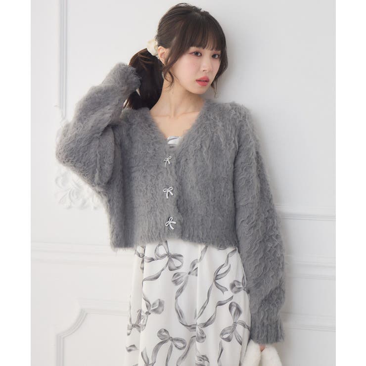 モケモケ起毛カーデ | RETRO GIRL | 詳細画像32 