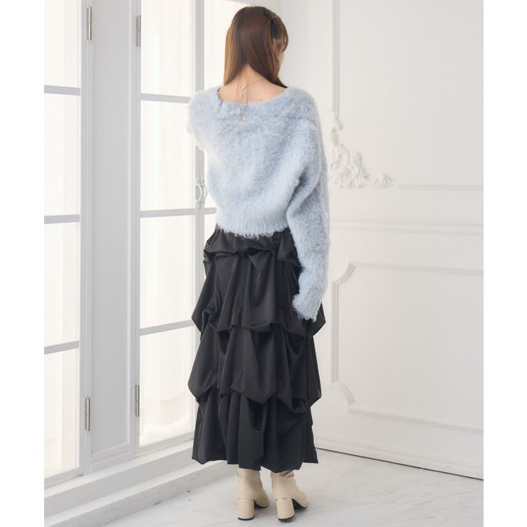 モケモケ起毛カーデ | RETRO GIRL | 詳細画像5 