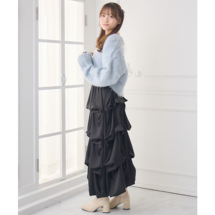 モケモケ起毛カーデ | RETRO GIRL | 詳細画像6 