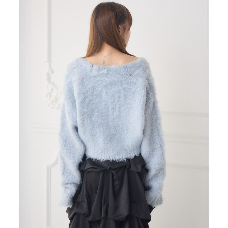 モケモケ起毛カーデ | RETRO GIRL | 詳細画像9 