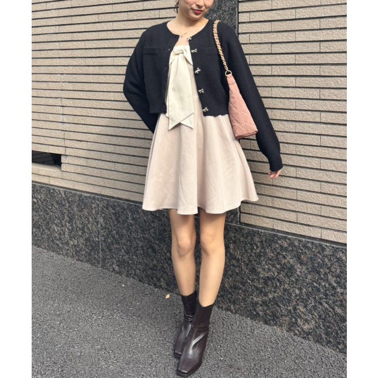 BIGリボンミニキャミOP | RETRO GIRL | 詳細画像2 