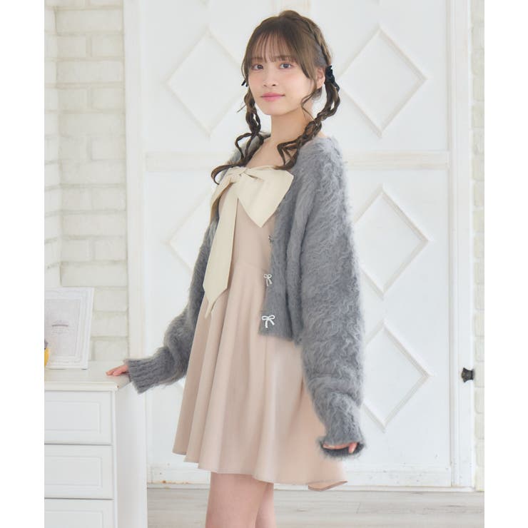 BIGリボンミニキャミOP | RETRO GIRL | 詳細画像20 