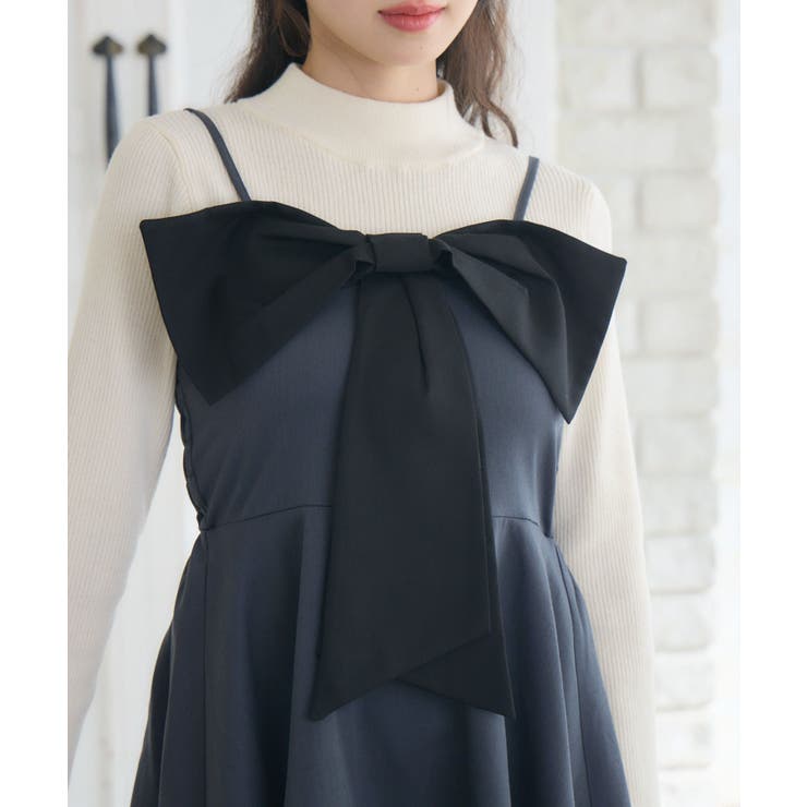 BIGリボンミニキャミOP | RETRO GIRL | 詳細画像21 