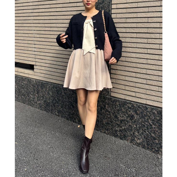 BIGリボンミニキャミOP | RETRO GIRL | 詳細画像4 