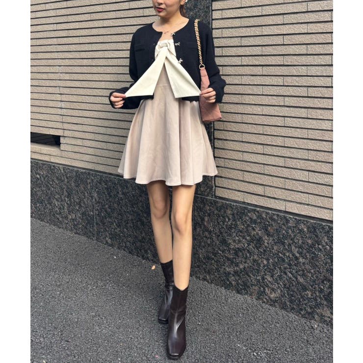 BEG0 | BIGリボンミニキャミOP | RETRO GIRL