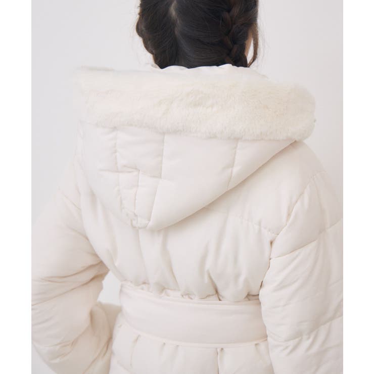 Fファーフード付中綿コート | RETRO GIRL | 詳細画像29 