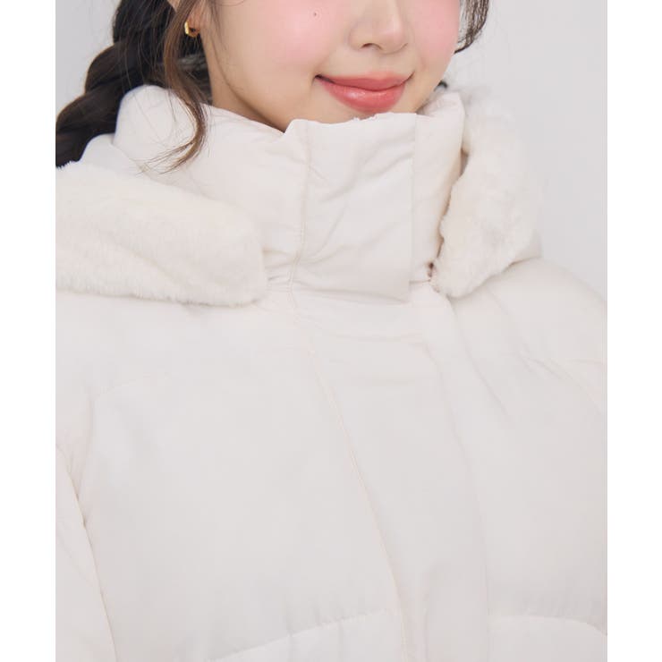 Fファーフード付中綿コート | RETRO GIRL | 詳細画像31 