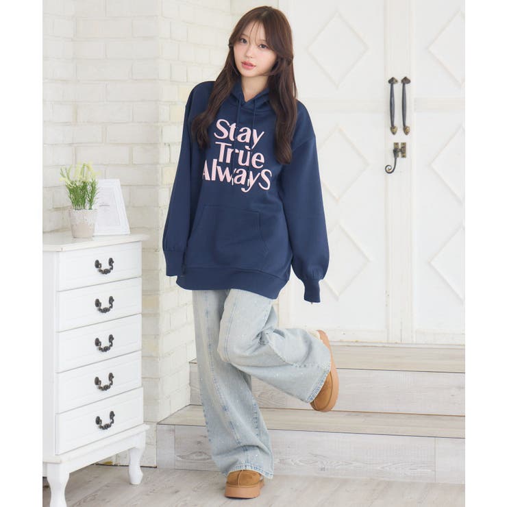 ロゴBIGパーカー | RETRO GIRL | 詳細画像6 