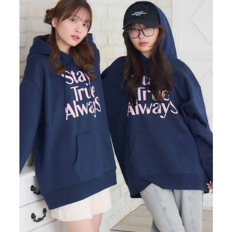 BLU2 | ロゴBIGパーカー | RETRO GIRL