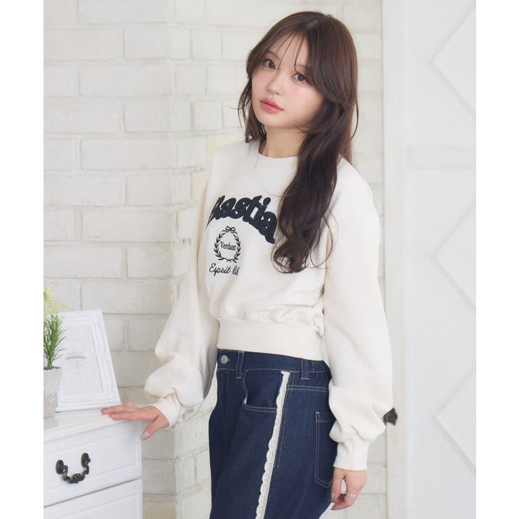 ツイードロゴトレーナー | RETRO GIRL | 詳細画像11 