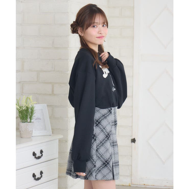 ツイードロゴトレーナー | RETRO GIRL | 詳細画像17 