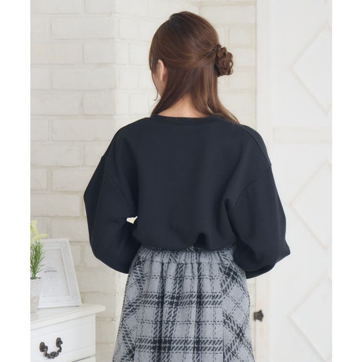 ツイードロゴトレーナー | RETRO GIRL | 詳細画像18 