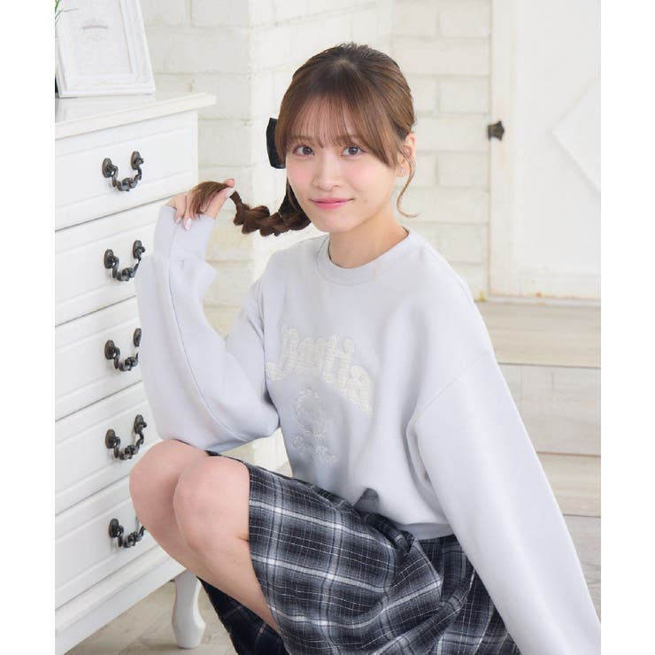 ツイードロゴトレーナー | RETRO GIRL | 詳細画像21 