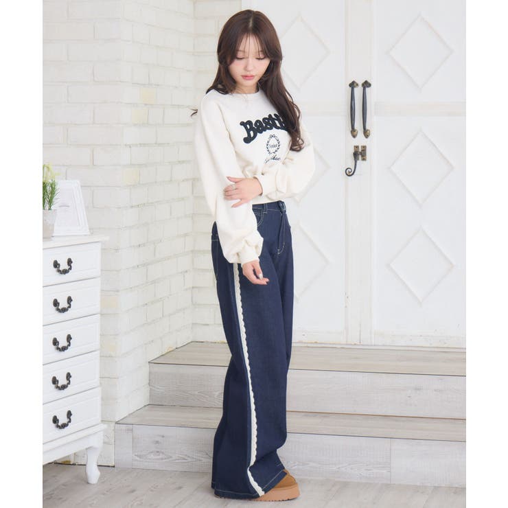 ツイードロゴトレーナー | RETRO GIRL | 詳細画像5 