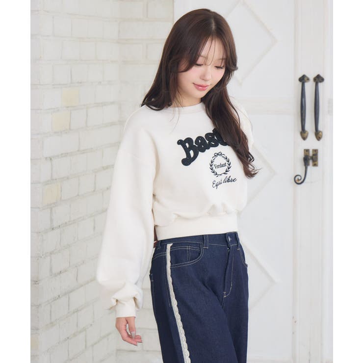 ツイードロゴトレーナー | RETRO GIRL | 詳細画像9 