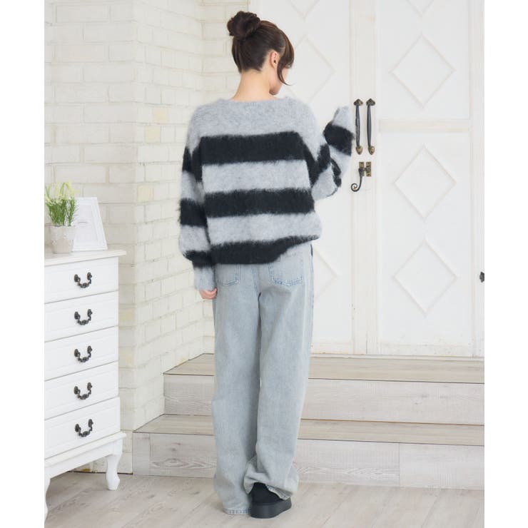 起毛ボーダーNTPO | RETRO GIRL | 詳細画像16 