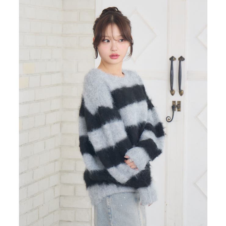 起毛ボーダーNTPO | RETRO GIRL | 詳細画像19 