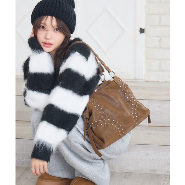 起毛ボーダーNTPO | RETRO GIRL | 詳細画像2 