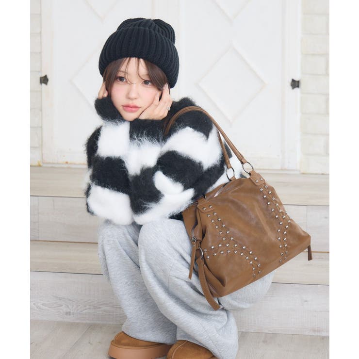 起毛ボーダーNTPO | RETRO GIRL | 詳細画像3 