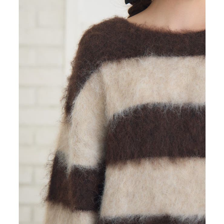 起毛ボーダーNTPO | RETRO GIRL | 詳細画像30 