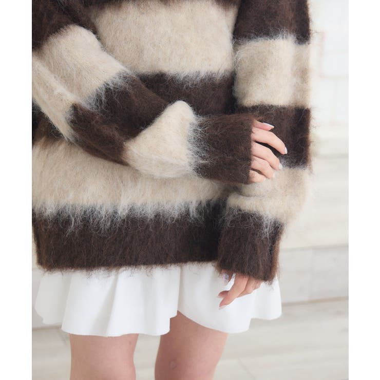 起毛ボーダーNTPO | RETRO GIRL | 詳細画像32 