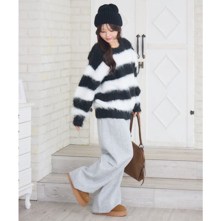 起毛ボーダーNTPO | RETRO GIRL | 詳細画像6 