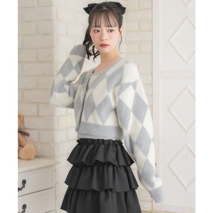 アーガイルシャギーNTSET | RETRO GIRL | 詳細画像12 