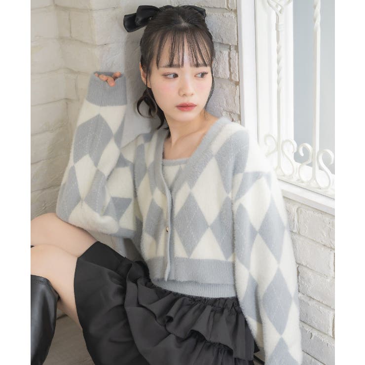 アーガイルシャギーNTSET | RETRO GIRL | 詳細画像2 