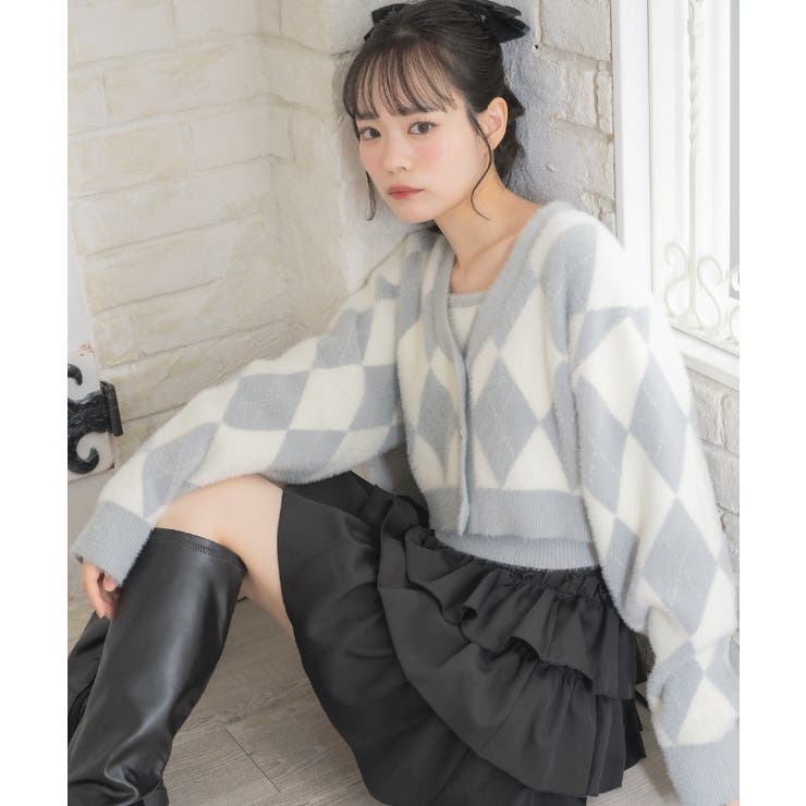 アーガイルシャギーNTSET | RETRO GIRL | 詳細画像3 