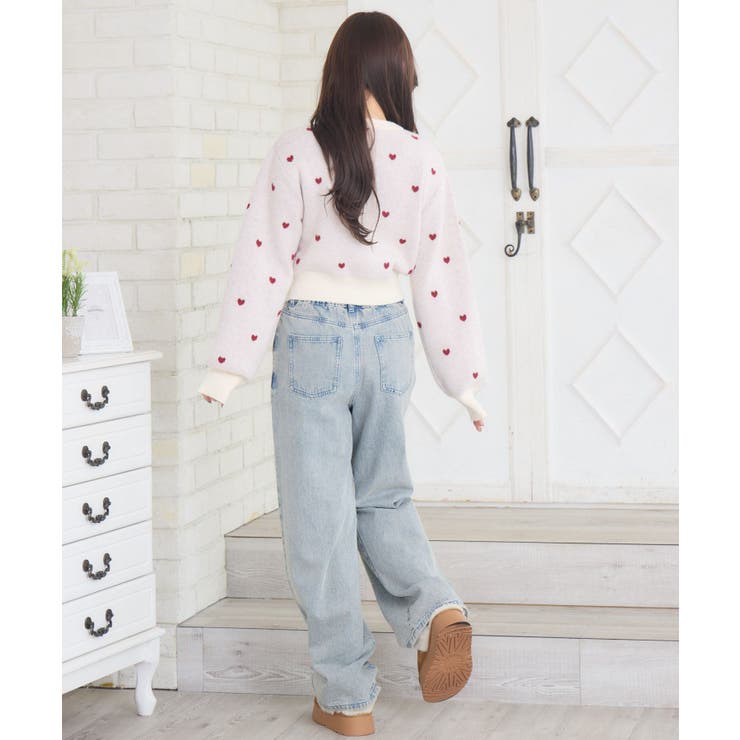 柄ジャガードNTカーデ | RETRO GIRL | 詳細画像12 